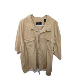 Redhead Solid Yellow Shirt 4xl 100% Cotton Short Sleeve.